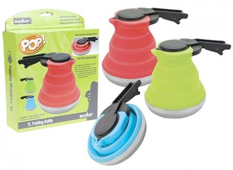 Red, Green and Blue Summit Pop Up Kettles